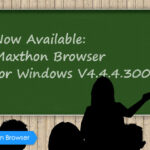 The Newest official version of Maxthon Cloud Browser with AdBlock Plus V4.4.4.3000 has been RELEASED!
